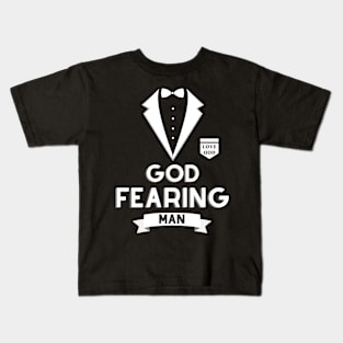 God Fearing Man Biblical Suit Kids T-Shirt